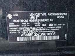 2016 BMW 3 SERIES