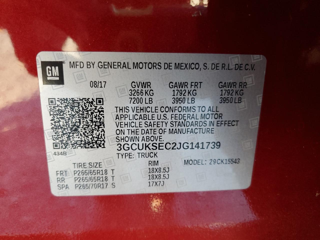 2018 CHEVROLET Silverado