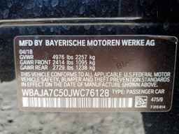 2018 BMW 5 series