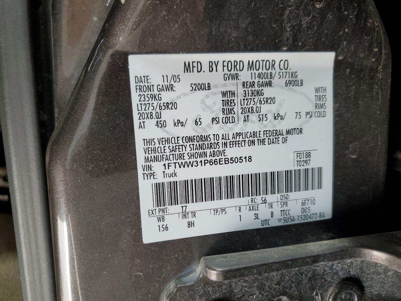 2006 FORD F-350