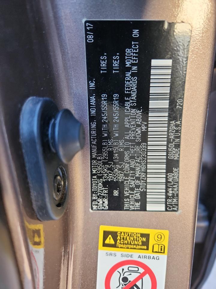 2017 TOYOTA HIGHLANDER