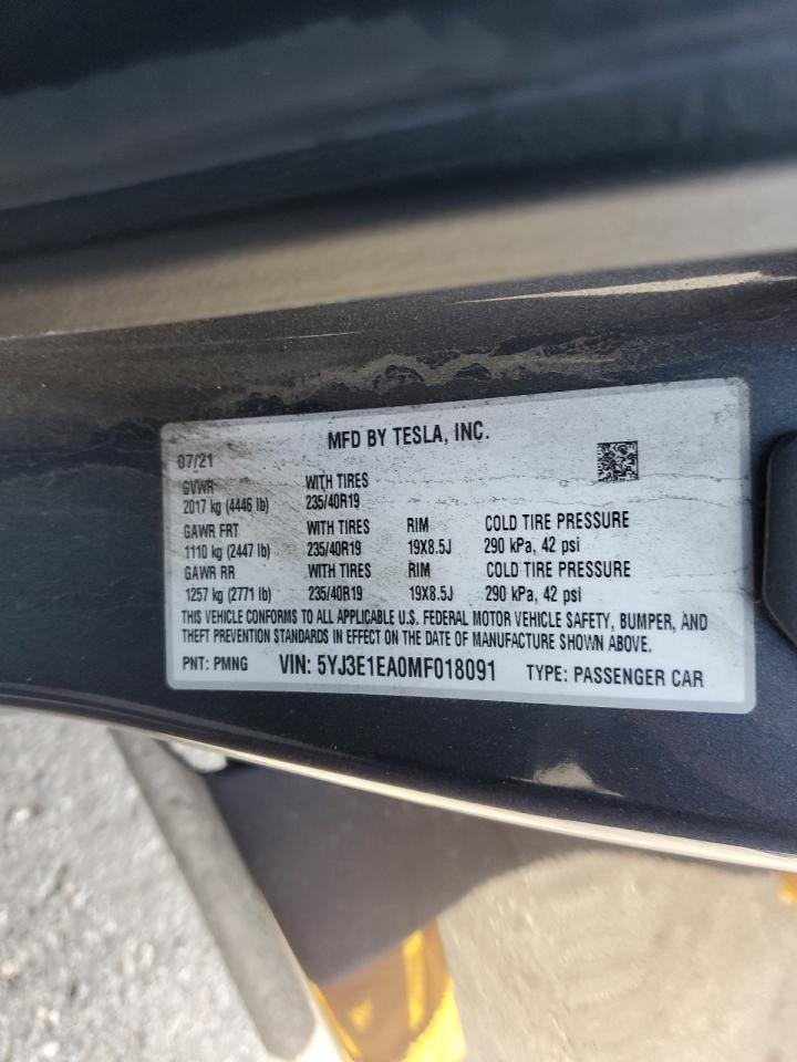2021 TESLA MODEL 3