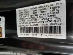 2011 HONDA ACCORD