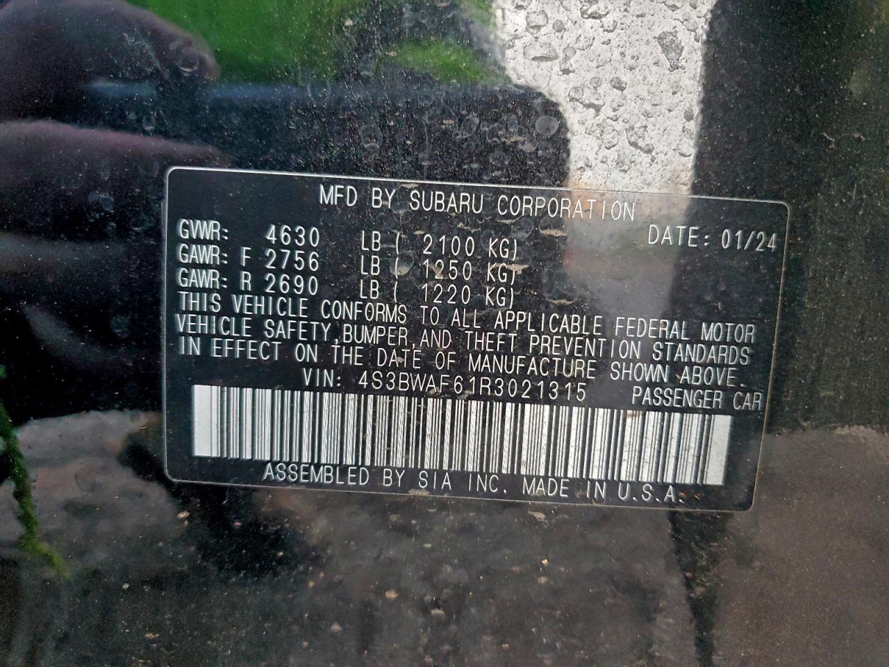 2024 SUBARU Legacy