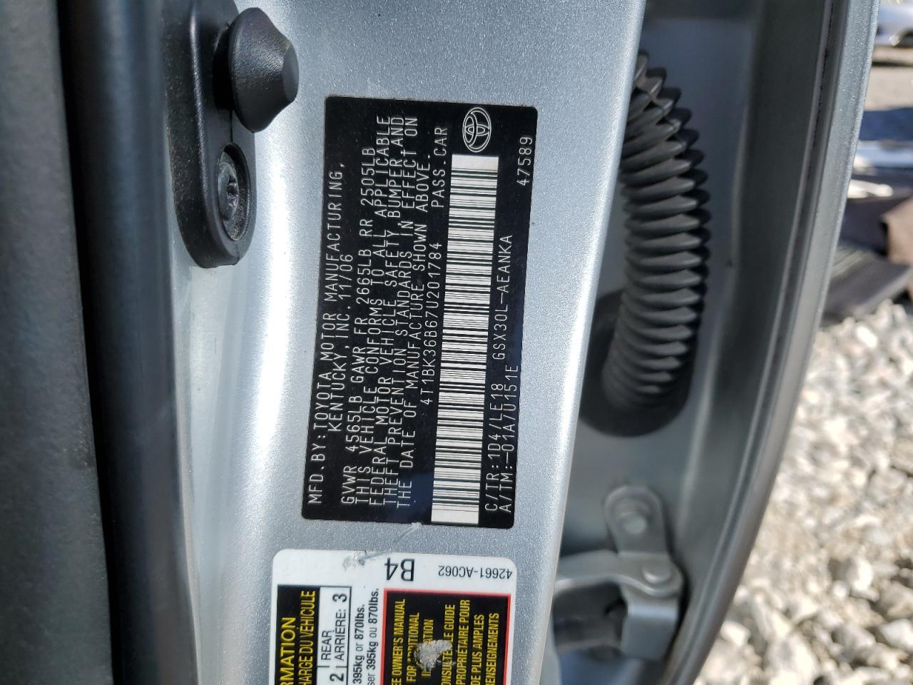 2007 TOYOTA Avalon