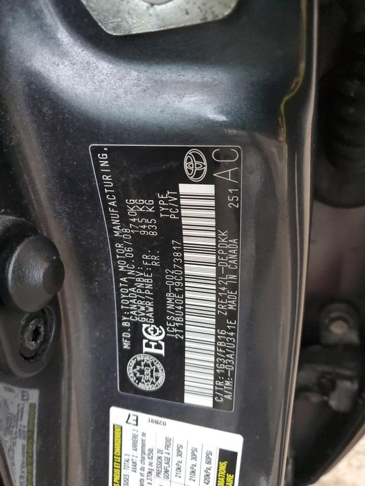 2009 TOYOTA COROLLA