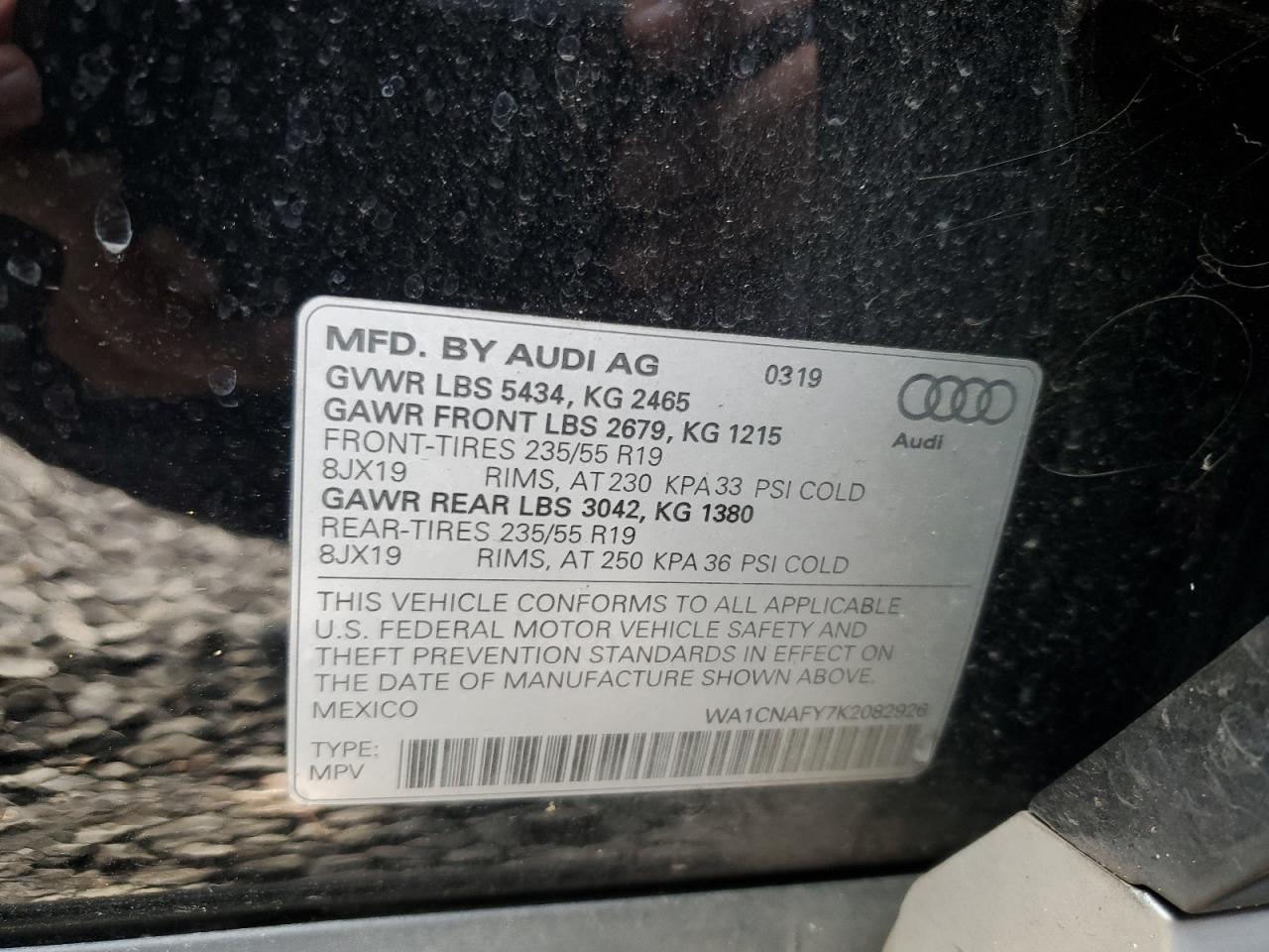 2019 AUDI Q5