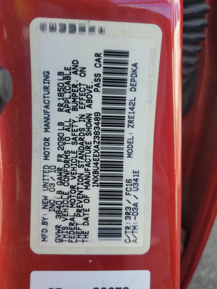 2010 TOYOTA COROLLA