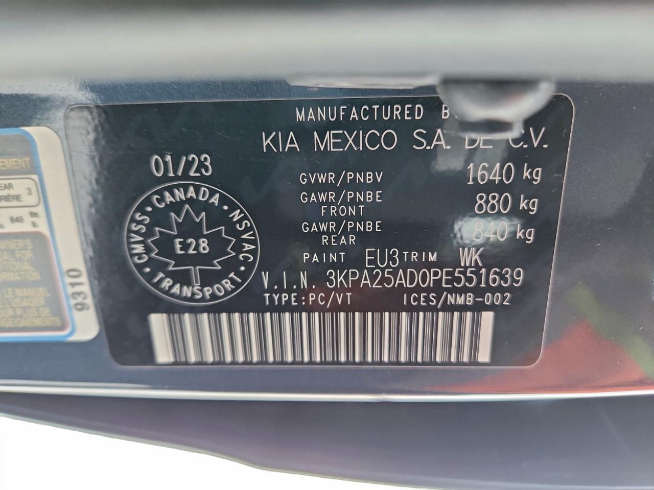 2023 KIA RIO