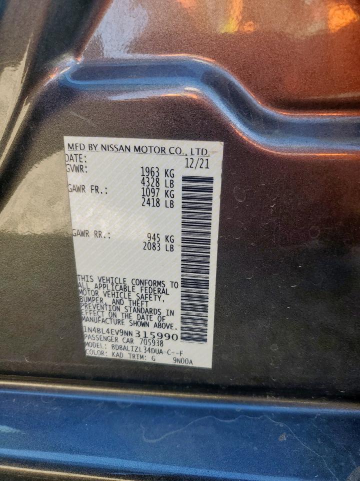 2022 NISSAN ALTIMA