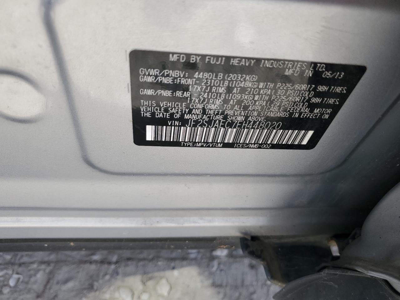 2014 SUBARU FORESTER