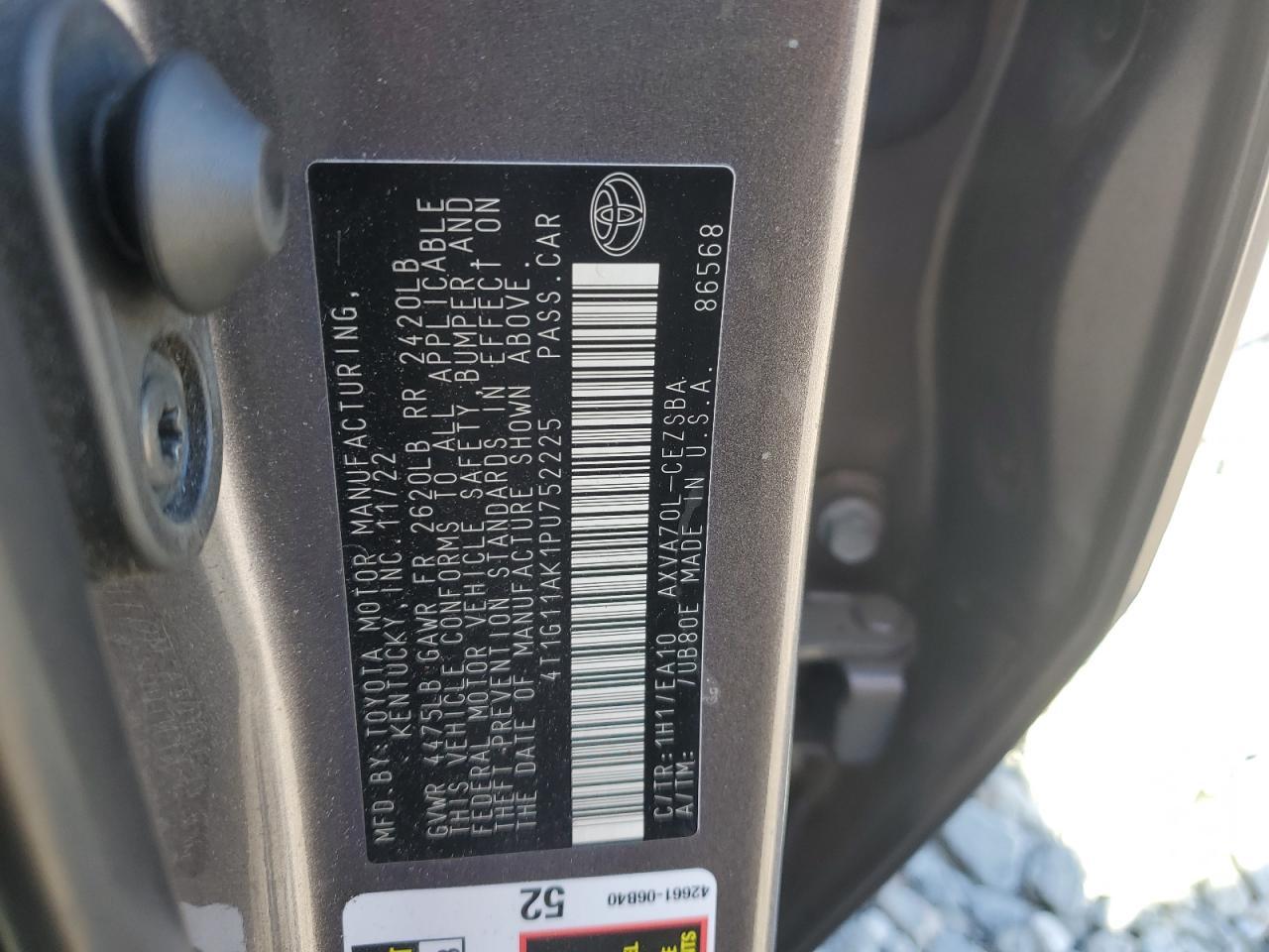 2023 TOYOTA CAMRY