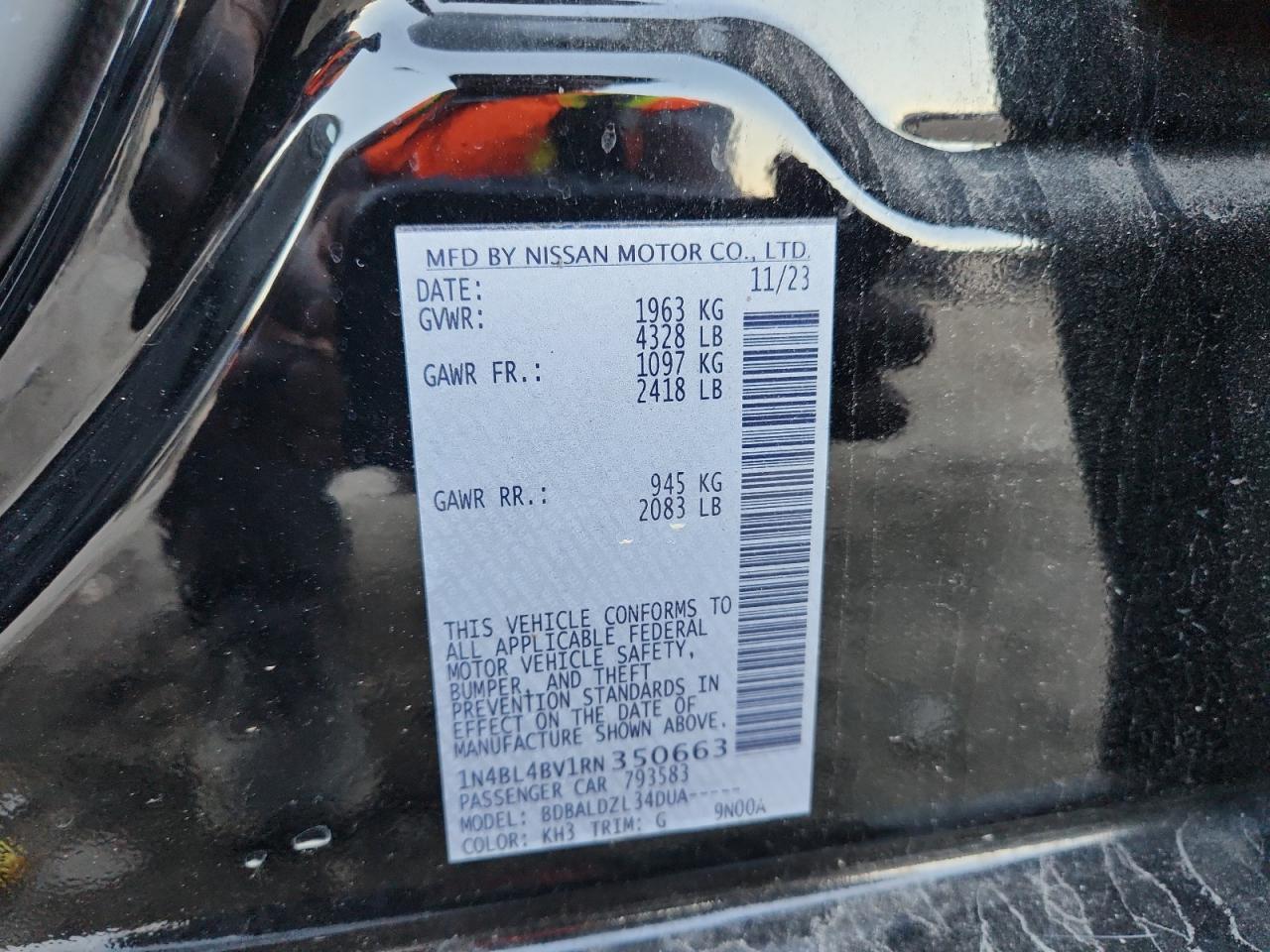 2024 NISSAN ALTIMA