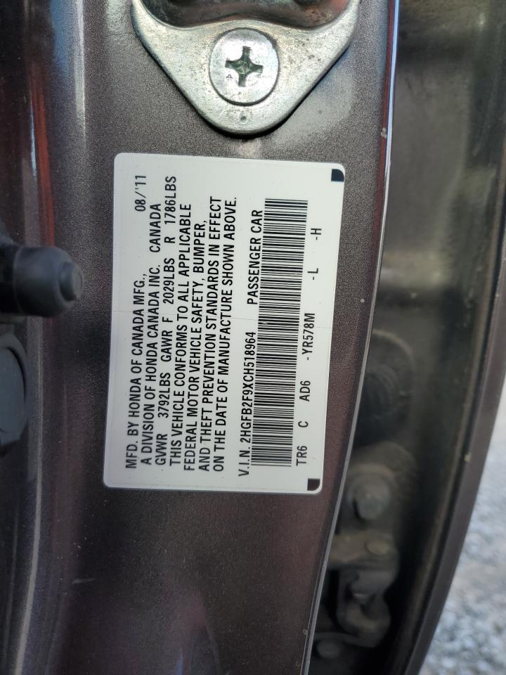 2012 HONDA CIVIC