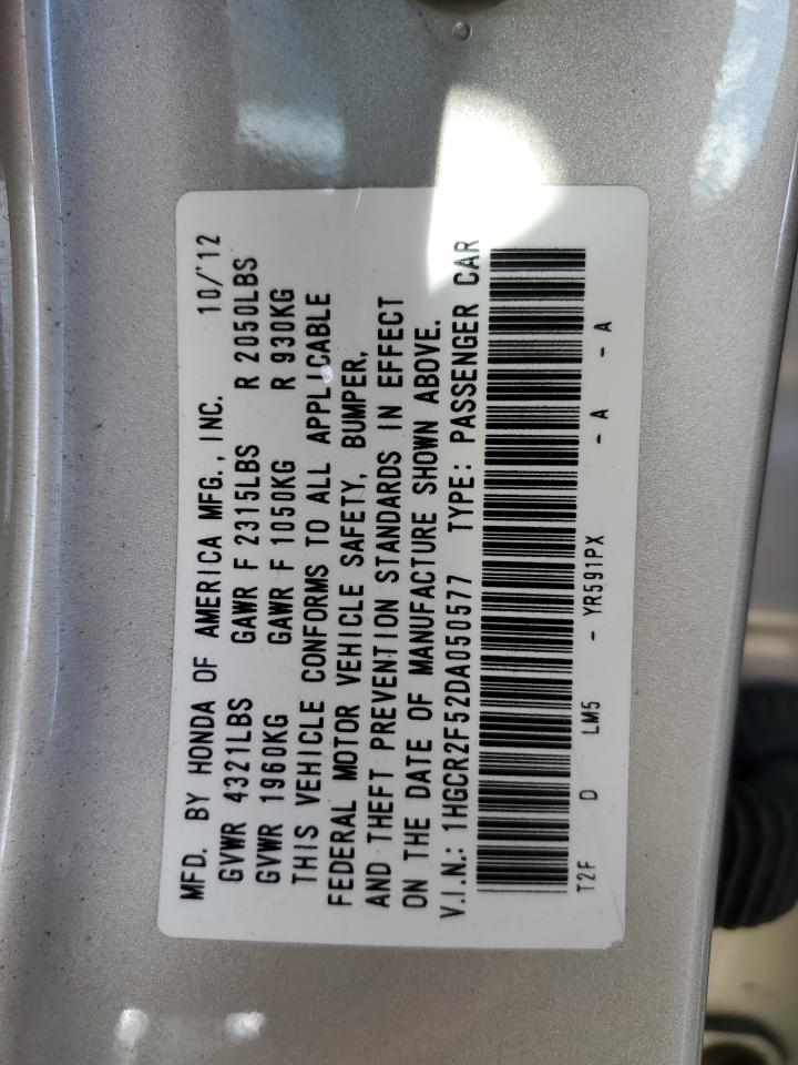 2013 HONDA ACCORD