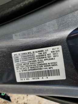 2011 HONDA ODYSSEY