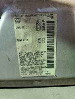 2016 NISSAN ALTIMA