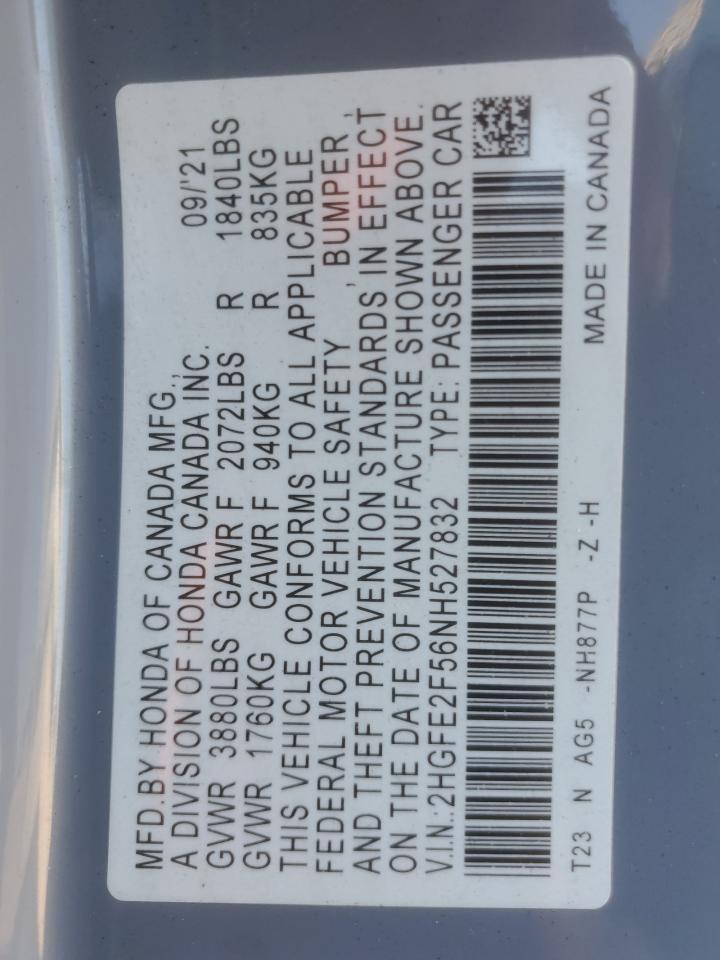 2022 HONDA CIVIC