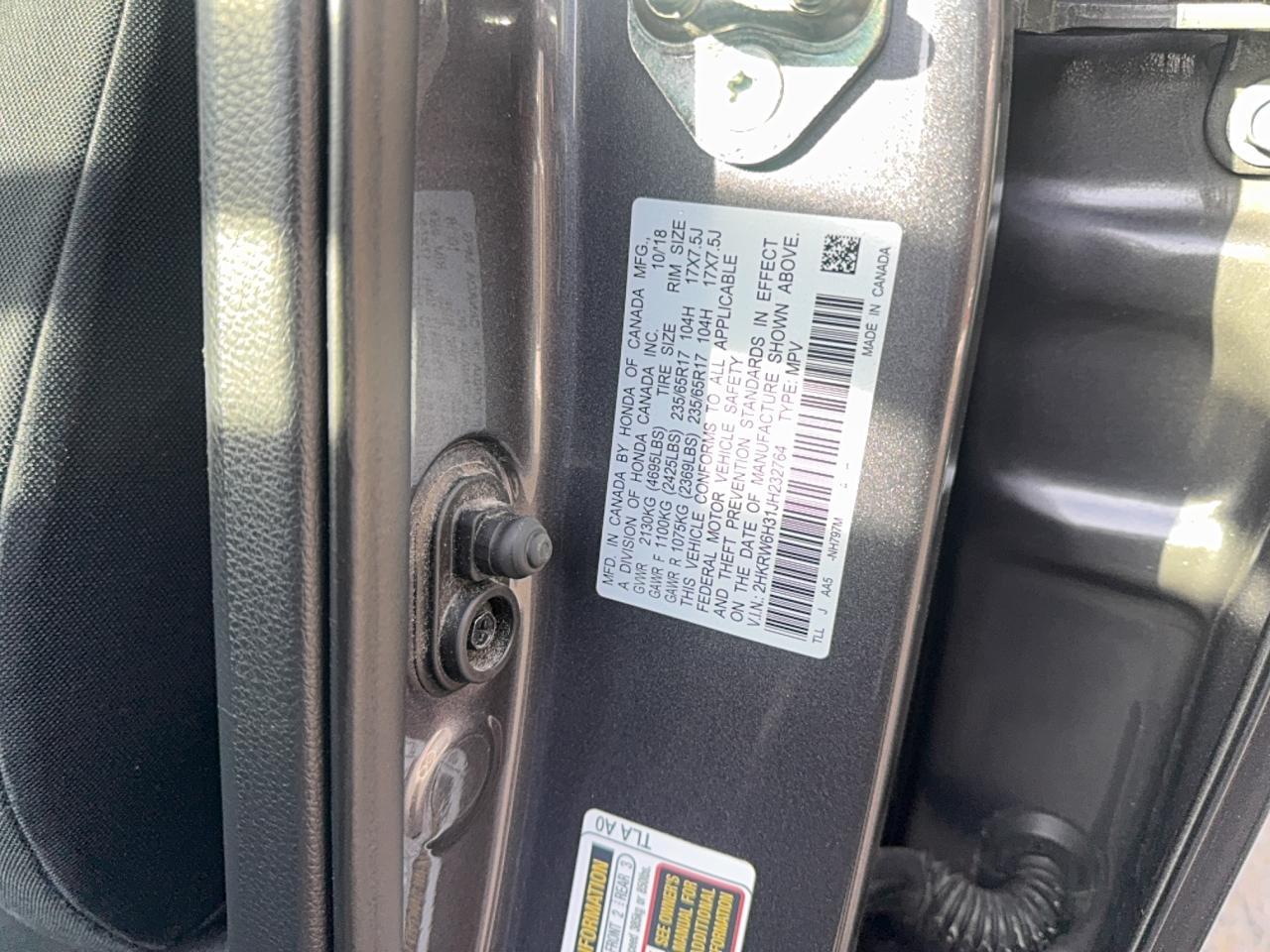 2018 HONDA CR-V