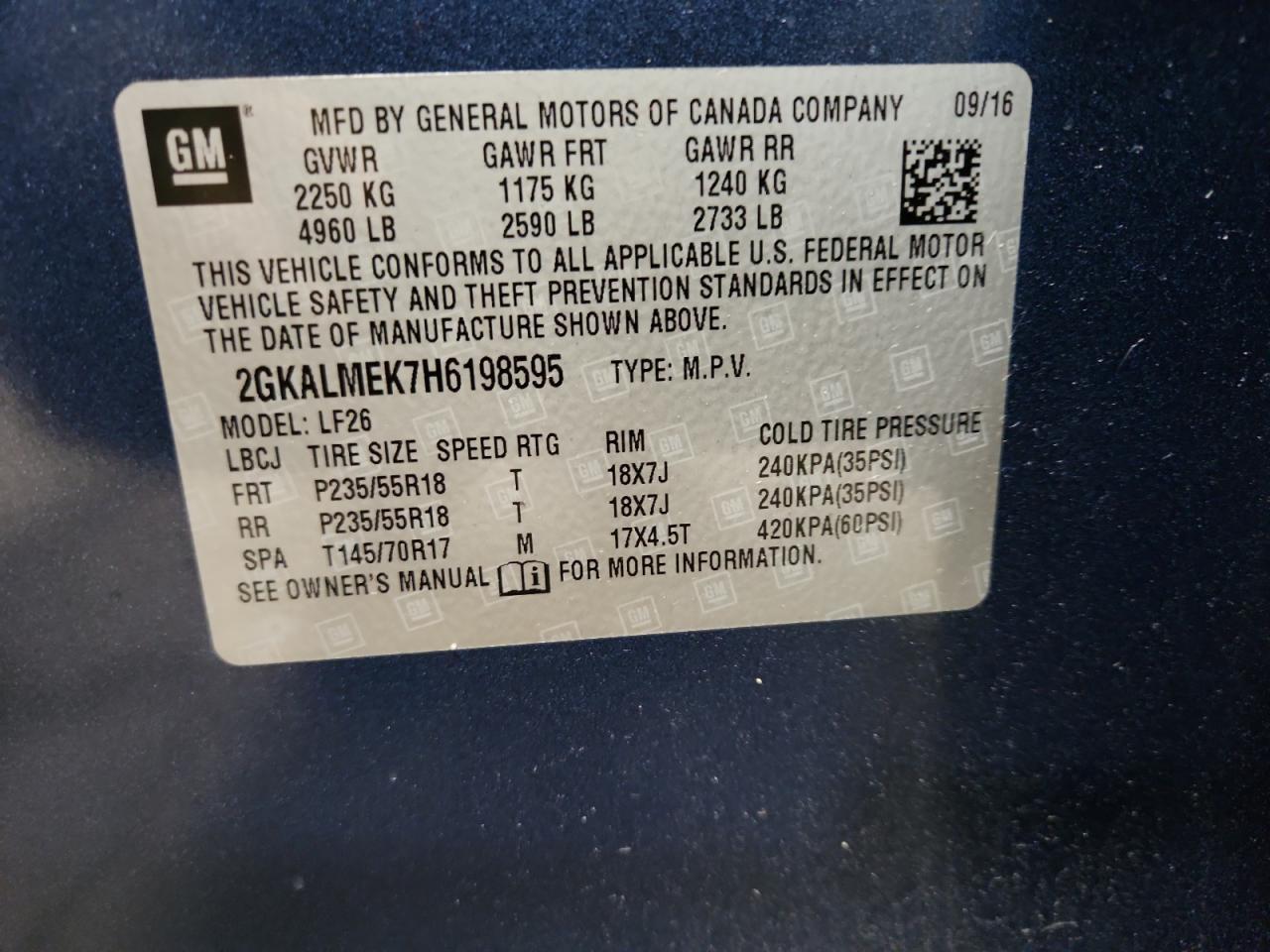 2017 GMC Terrain
