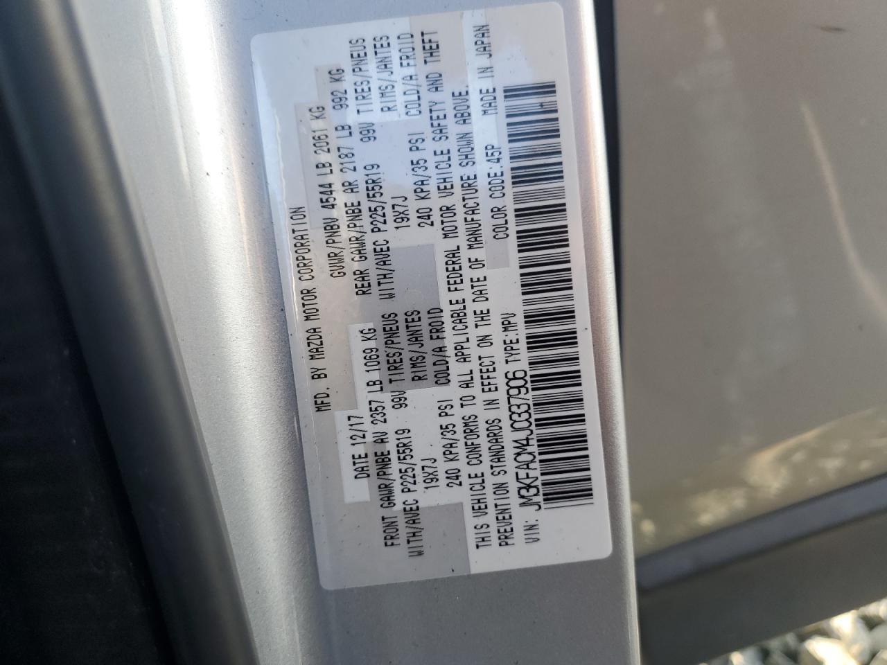 2018 MAZDA CX-5
