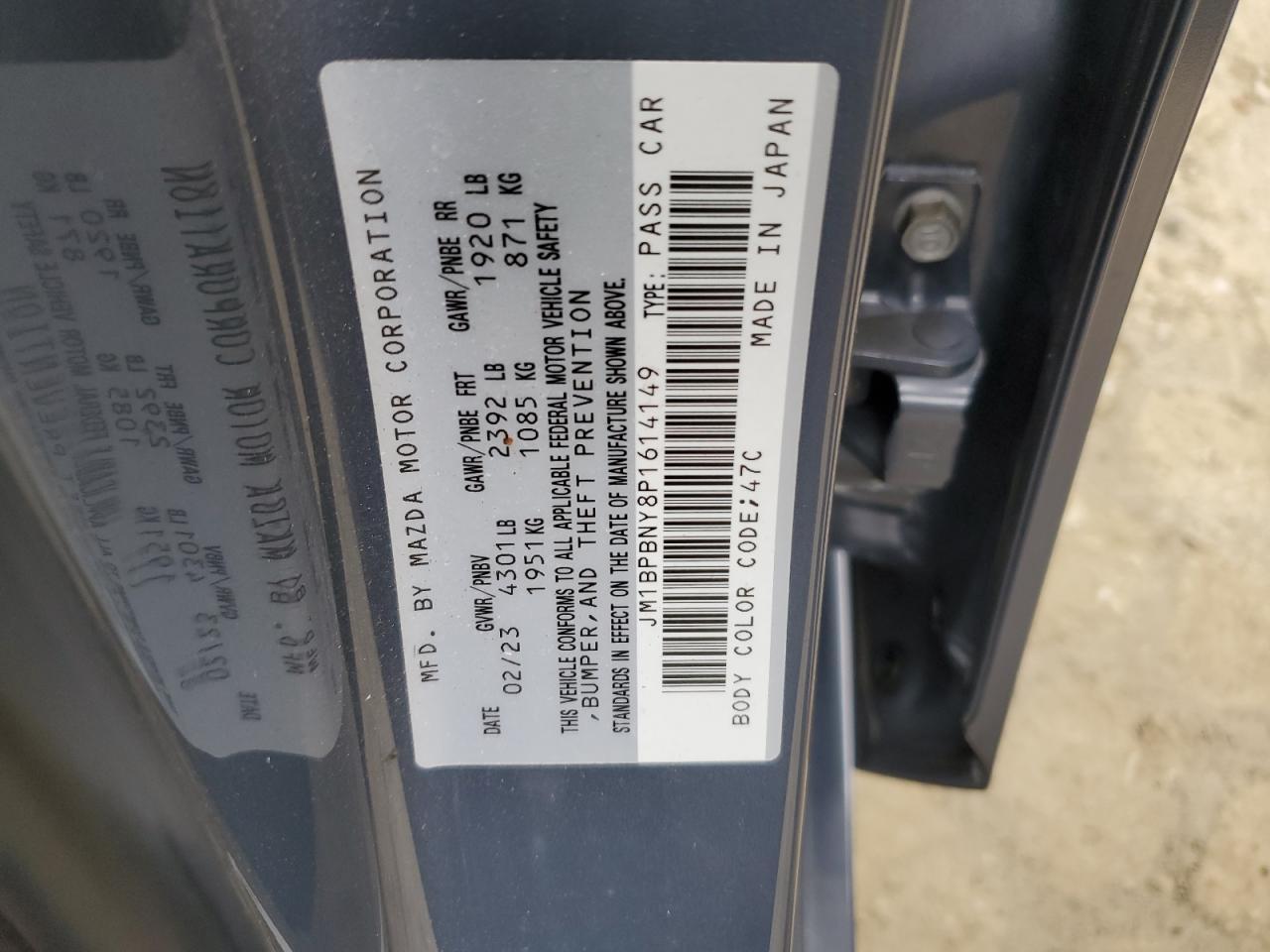 2023 MAZDA 3