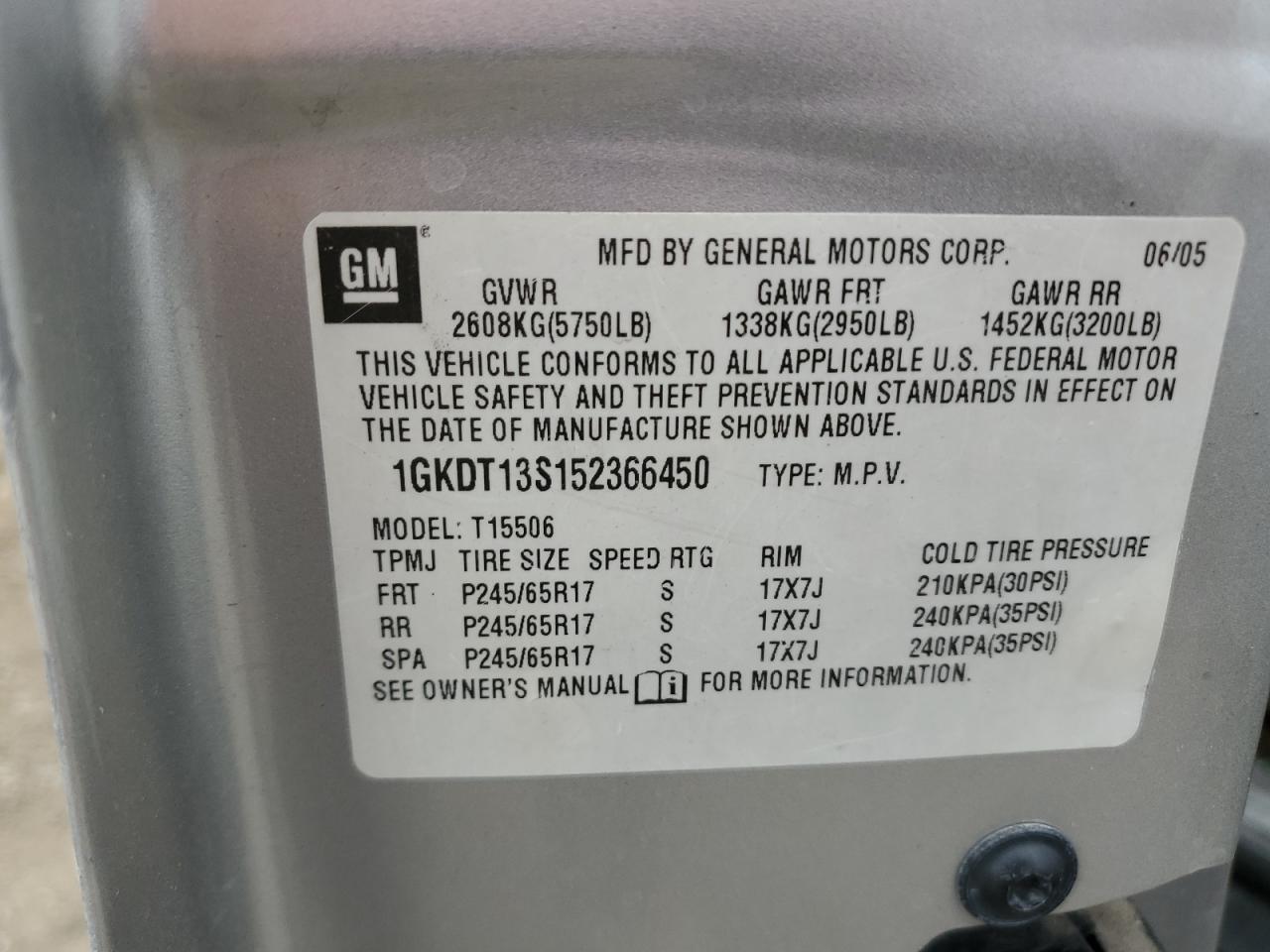 2005 GMC Envoy