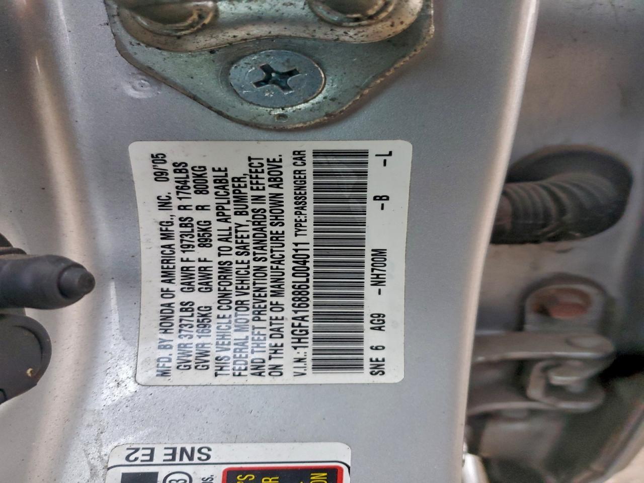 2006 HONDA CIVIC