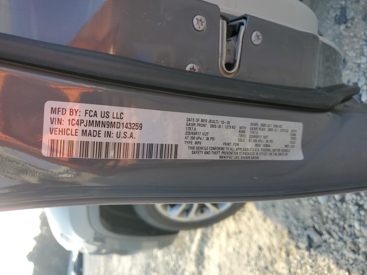 2021 JEEP CHEROKEE