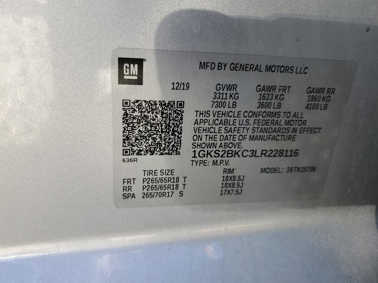 2020 GMC Yukon