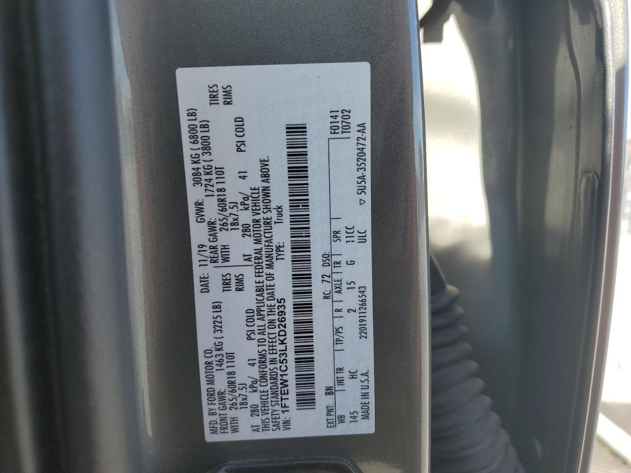 2020 FORD F-150