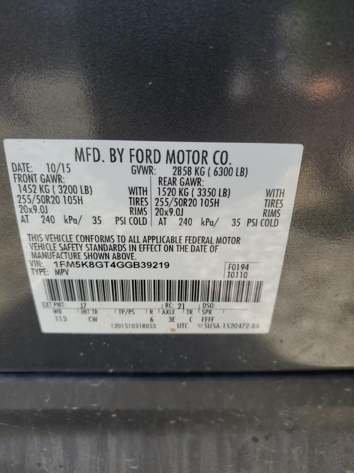 2016 FORD Explorer Sport Trac