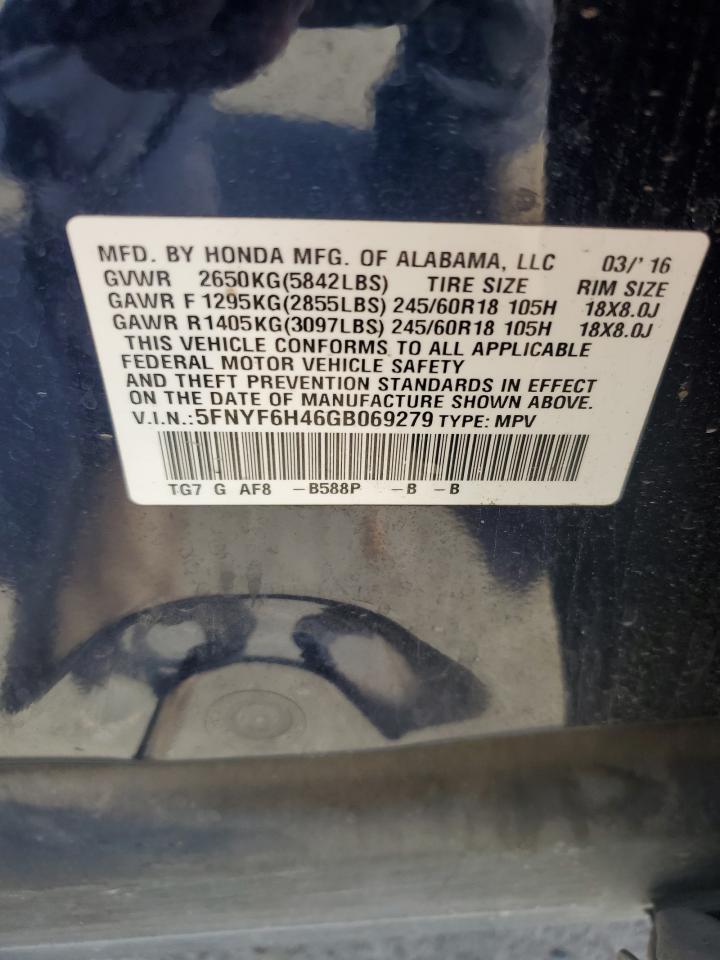 2016 HONDA PILOT