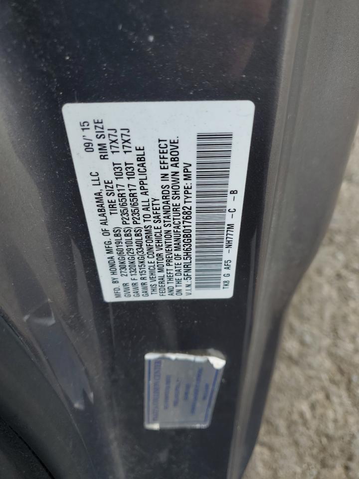 2016 HONDA ODYSSEY