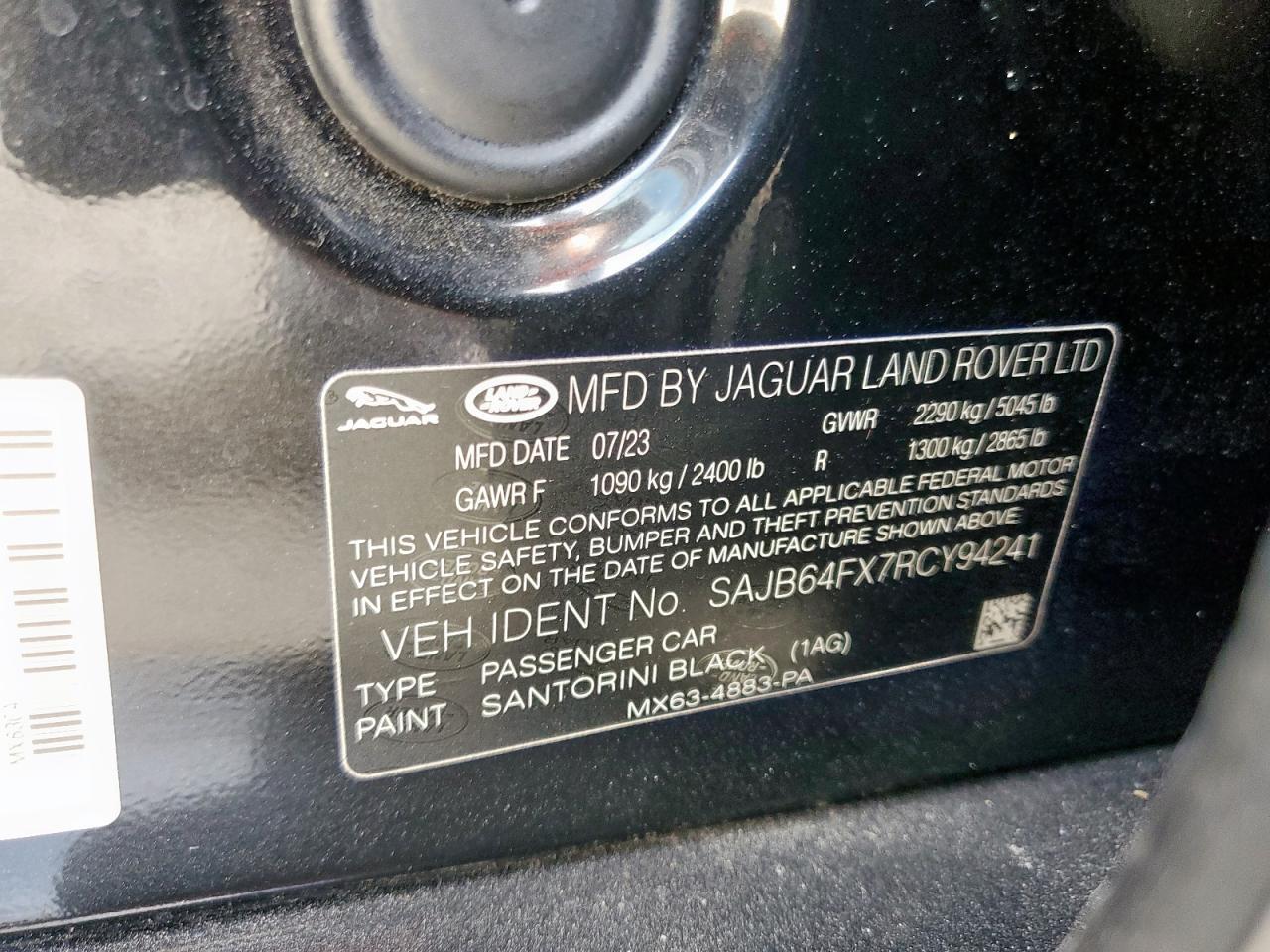 2024 JAGUAR XF