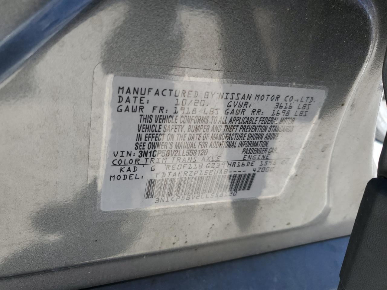 2020 NISSAN KICKS