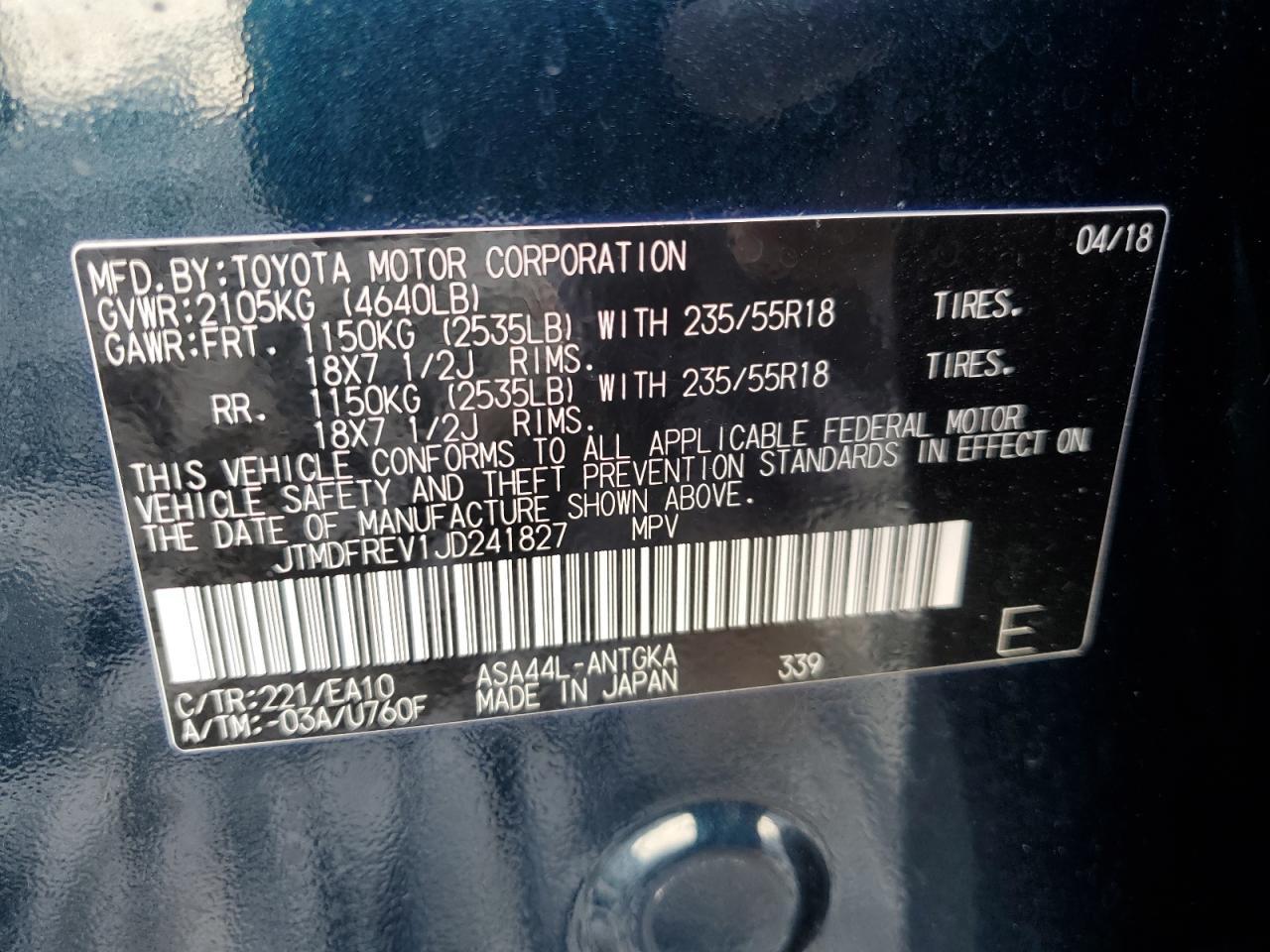 2018 TOYOTA RAV4