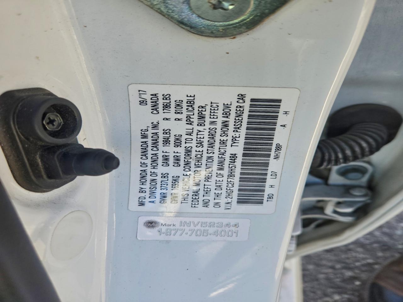 2017 HONDA CIVIC