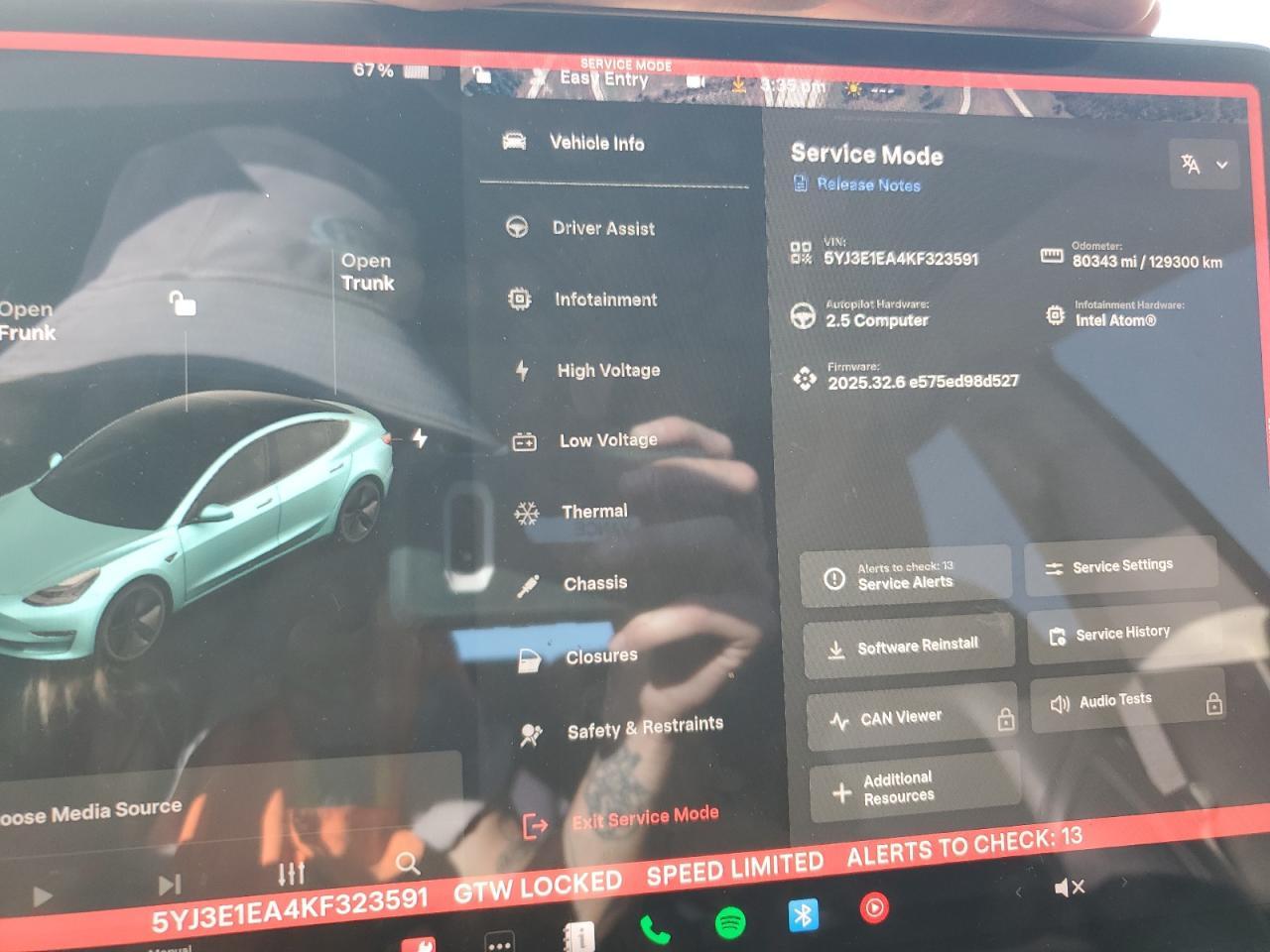 2019 TESLA MODEL 3