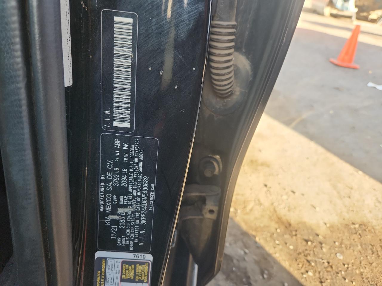 2022 KIA FORTE