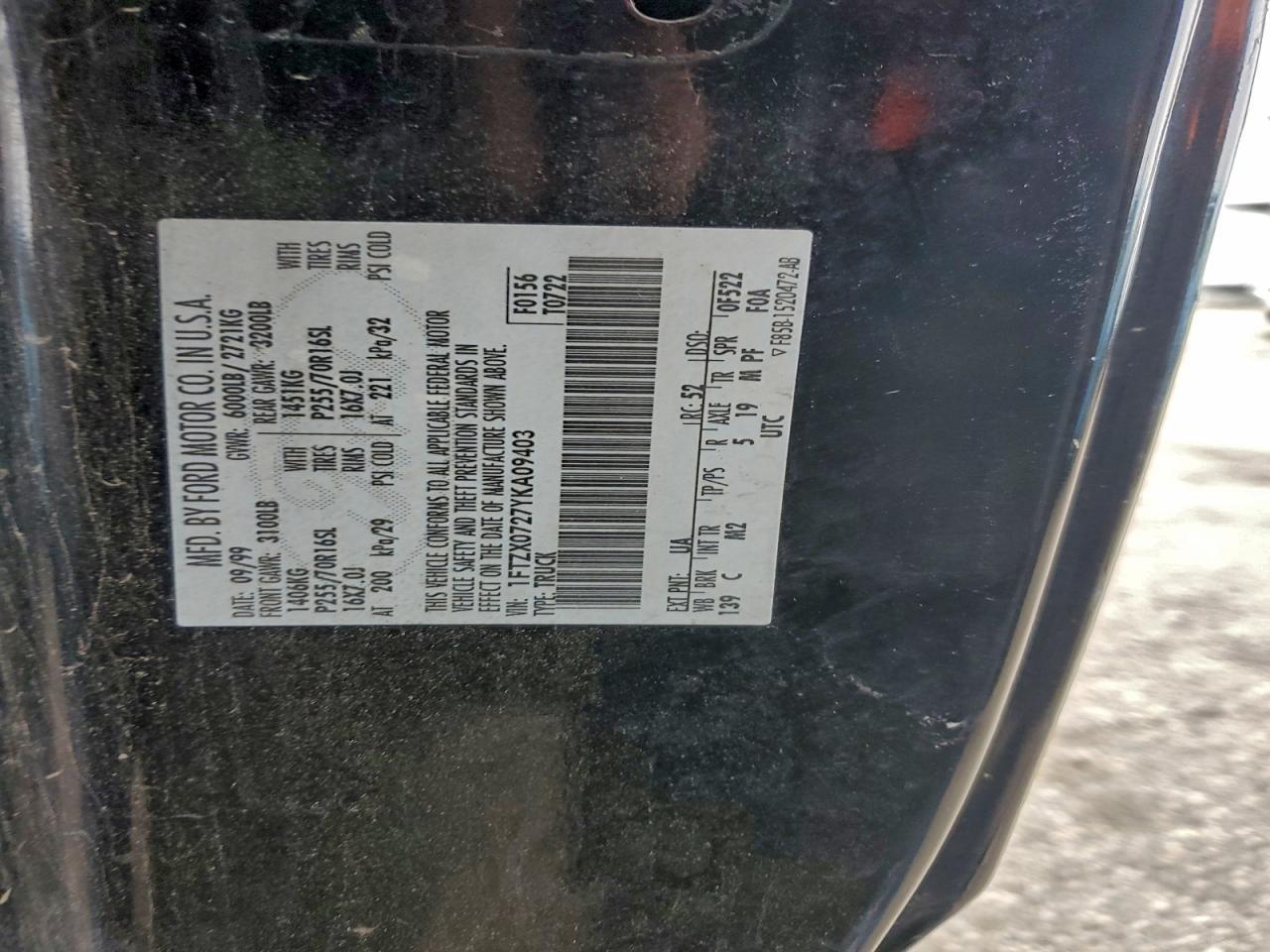 2000 FORD F-150 Lightning
