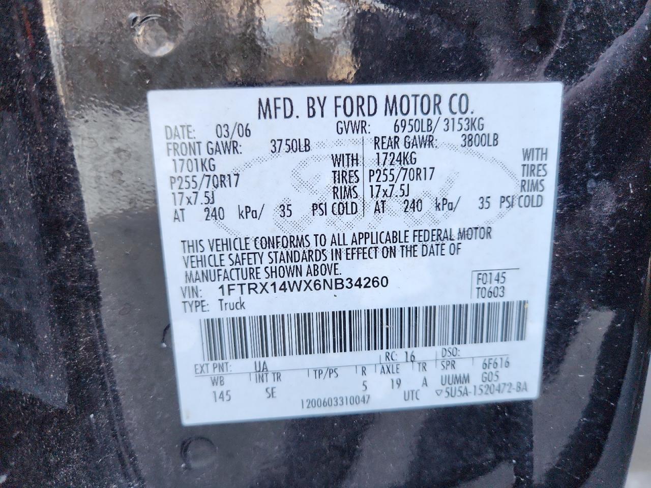 2006 FORD F-150