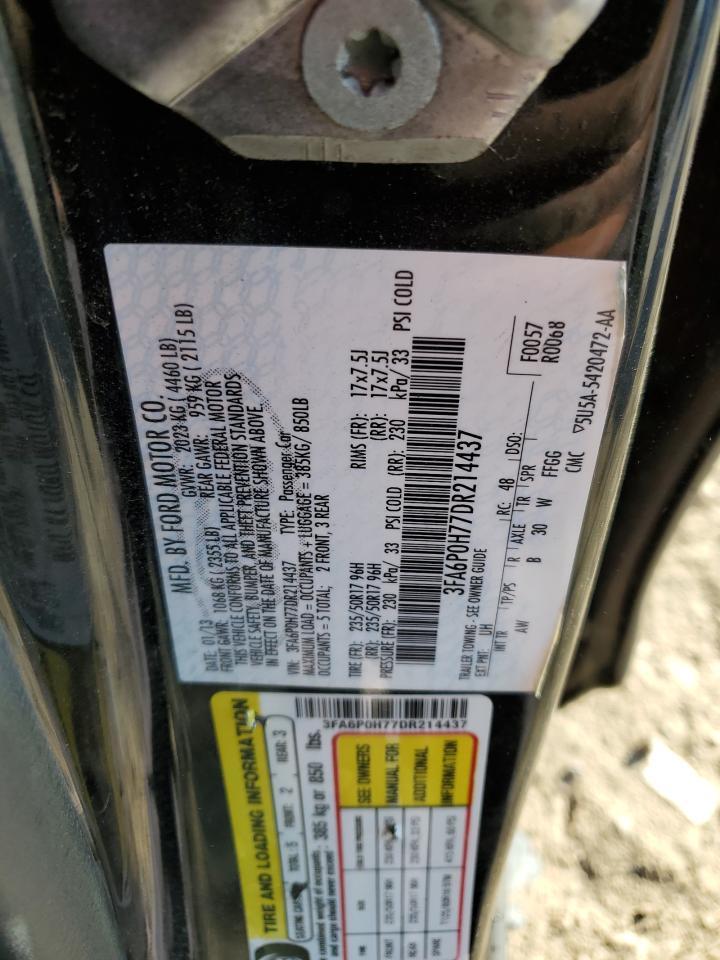 2013 FORD FUSION