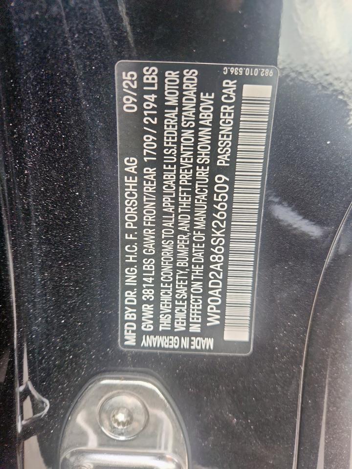 2025 PORSCHE Cayman