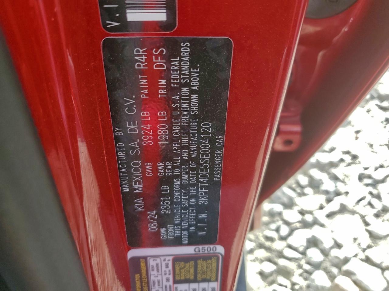 2025 KIA K4