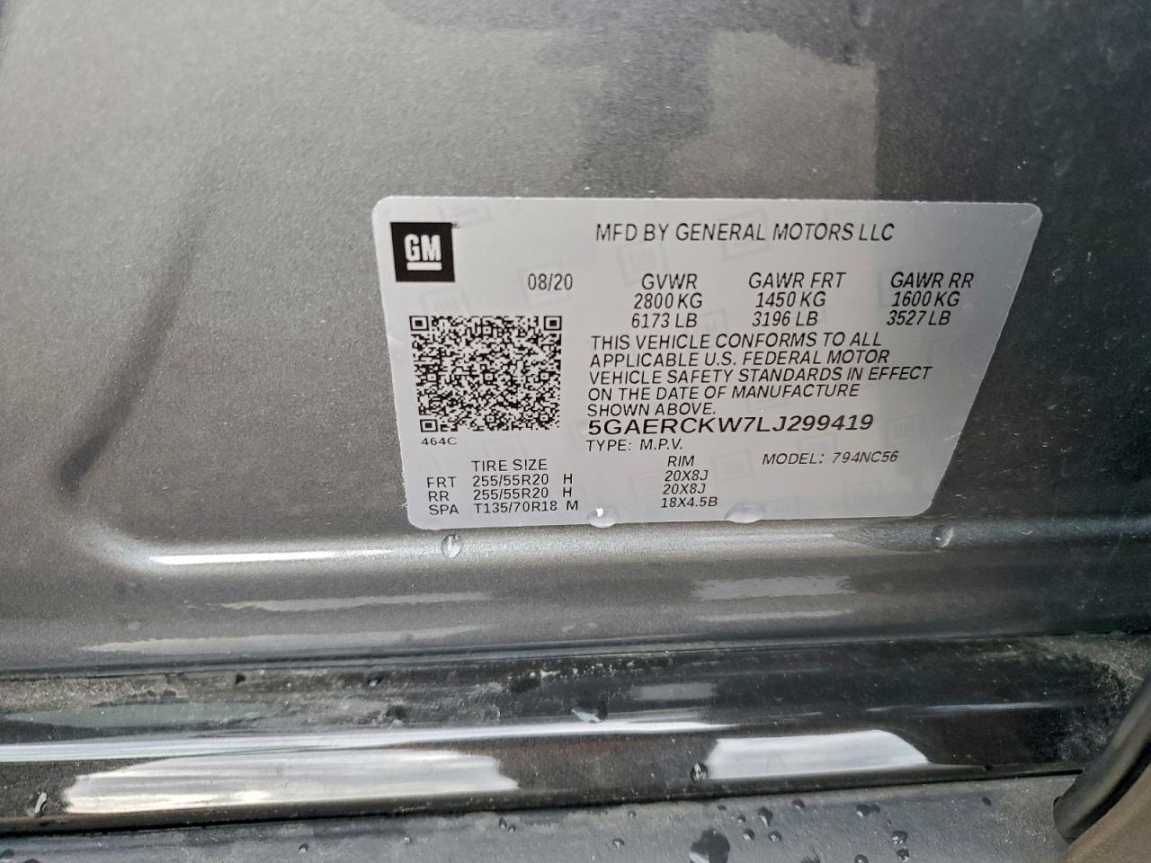 2020 BUICK ENCLAVE