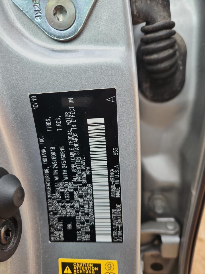 2019 TOYOTA HIGHLANDER