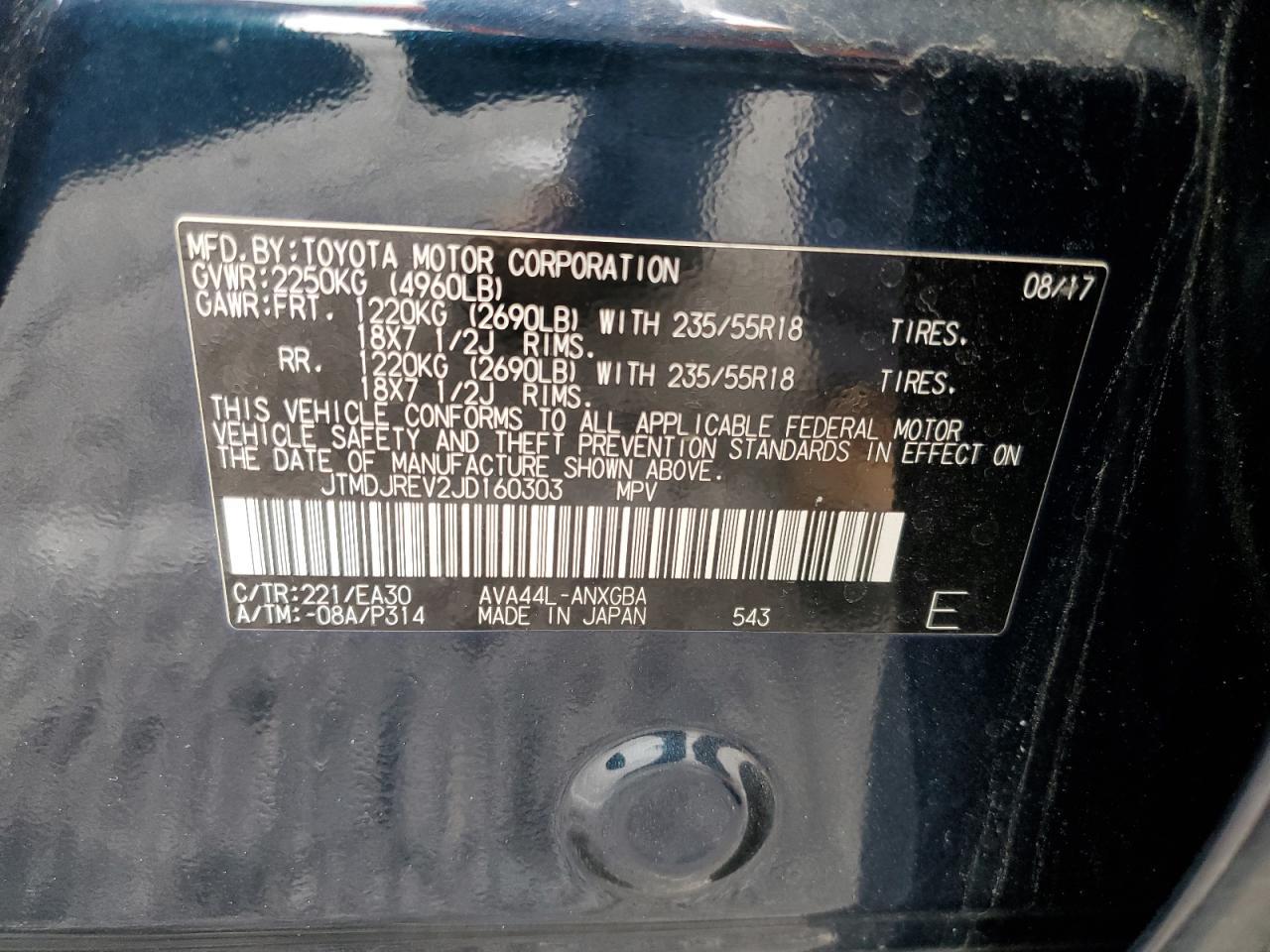 2018 TOYOTA RAV4