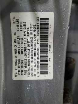 2014 HONDA ACCORD
