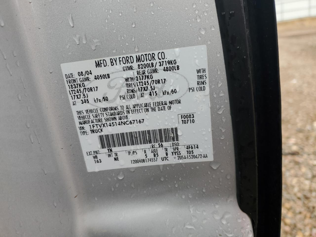 2004 FORD F-150